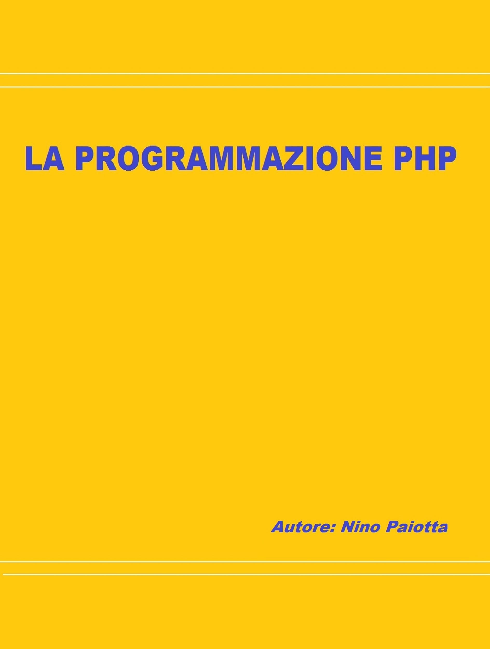La programmazione PHP