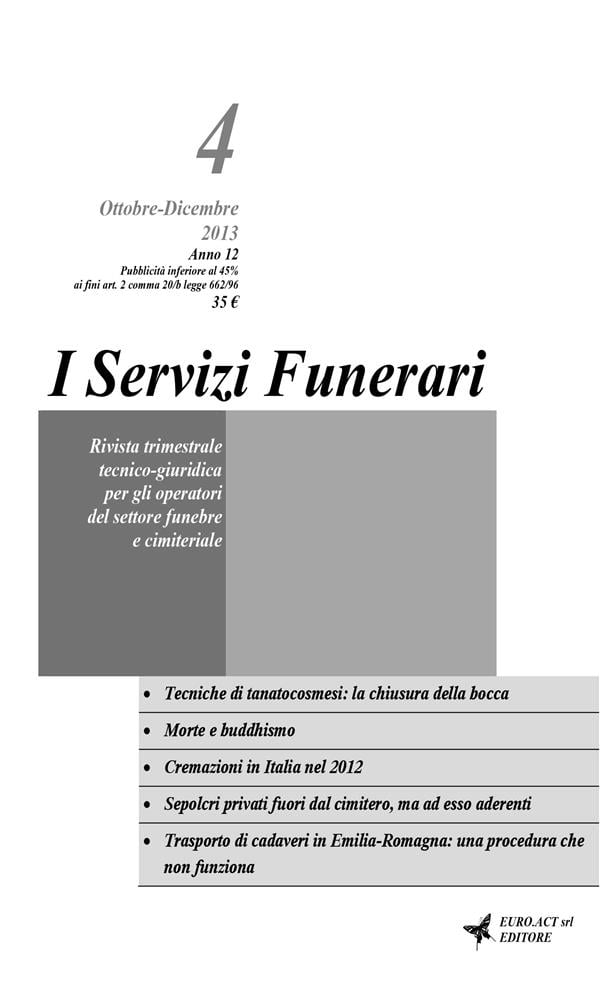 I Servizi Funerari n. 4