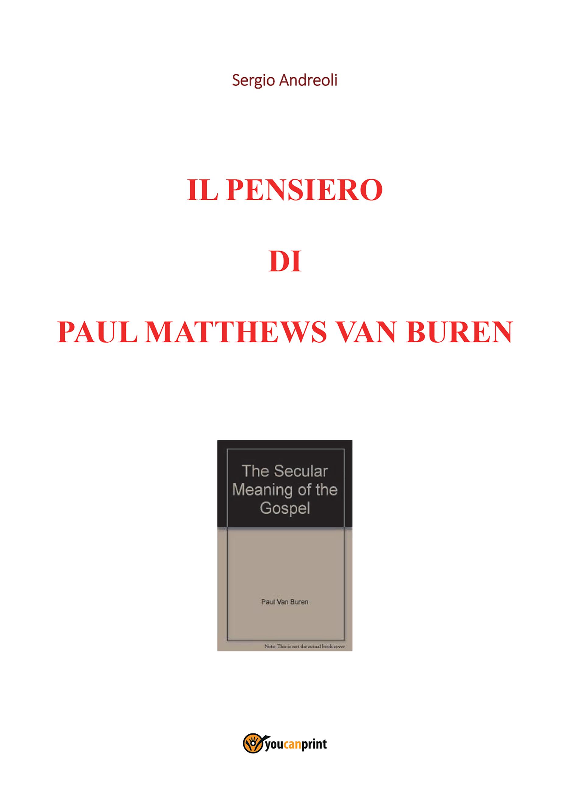 Il pensiero di Paul Matthews Van Buren