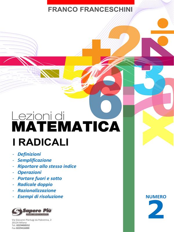 Lezioni di Matematica - I radicali