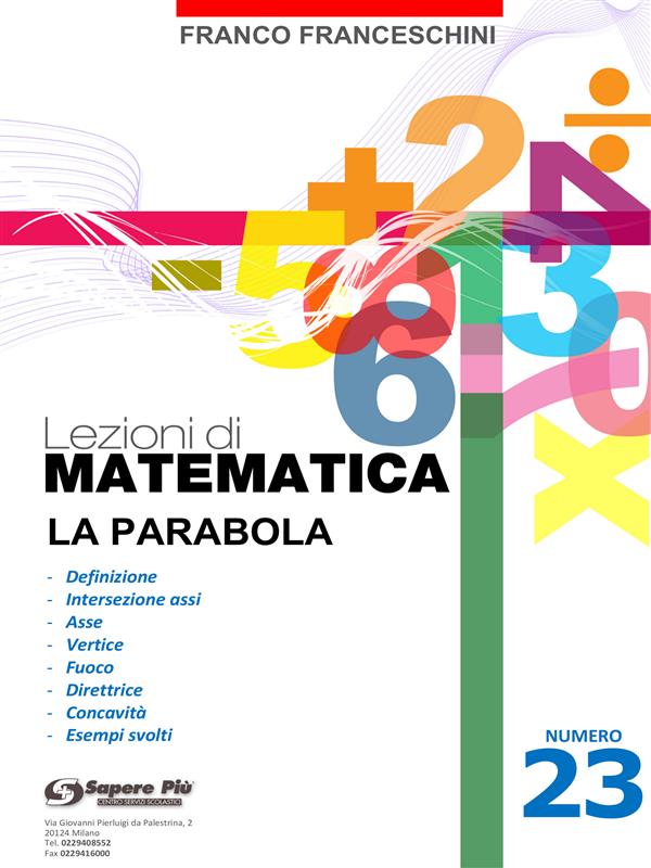 Lezioni di Matematica -  La parabola