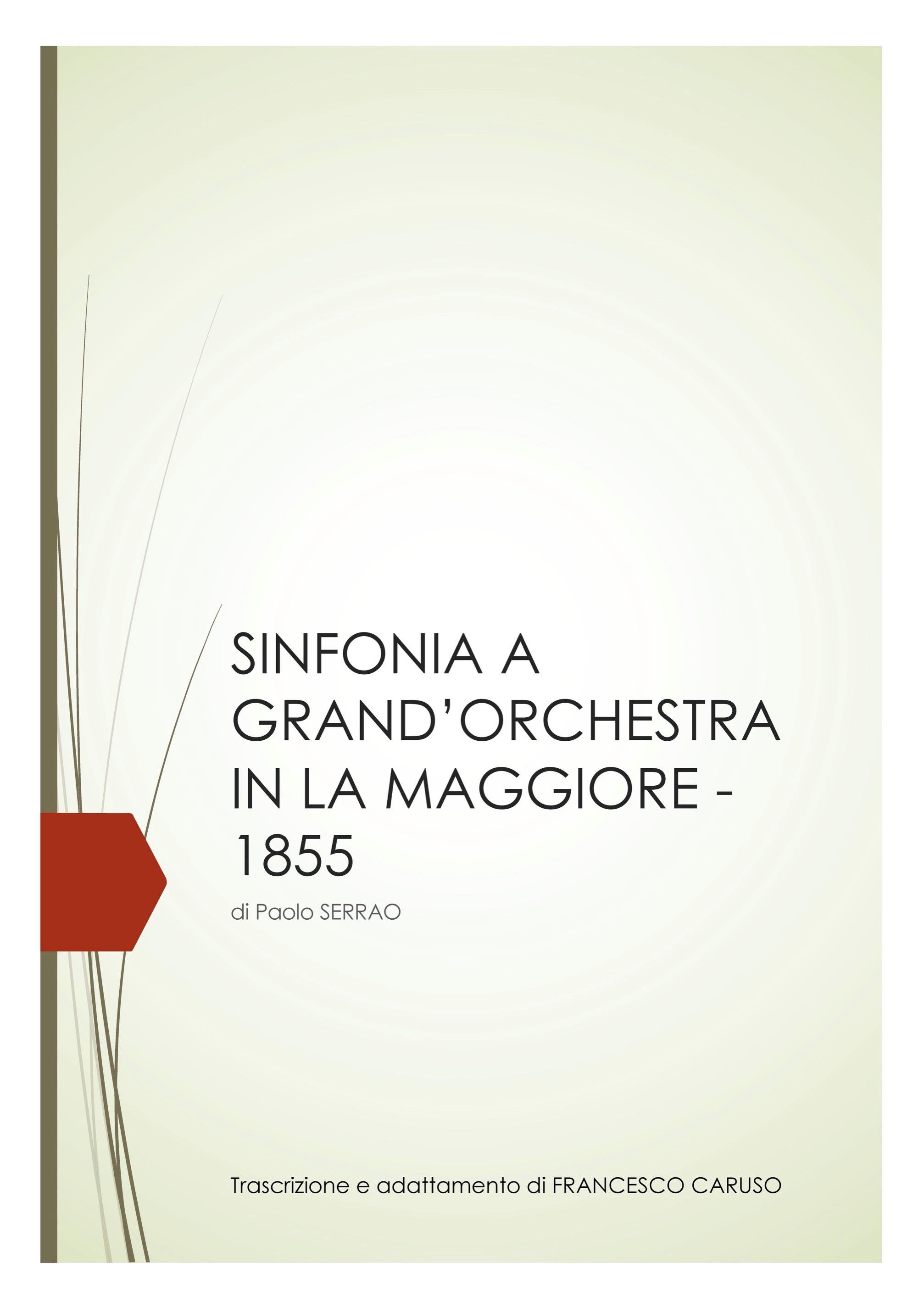 P. Serrao - Sinfonia A Grand'orchestra