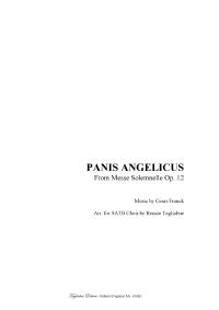 FRANCK - PANIS ANGELICUS - For SATB Choir and Organ