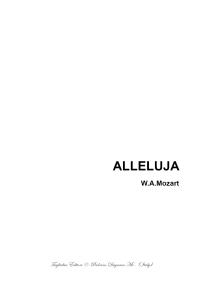 ALLELUJA (Exsultate, jubilate K.165) W.A.Mozart - Arr. for SATB Choir and Organ