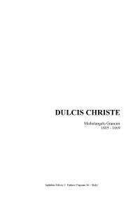 DULCIS CHRISTE - Grancini M. - For SA Choir (or Soli) and Organ