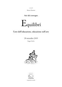 EQUILIBRI - atti del convegno - Reggio Emilia, 28 settembre 2019