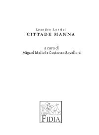 Cittade Manna - Leandro Lottici
