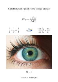 Caratteristiche fisiche dell'occhio umano