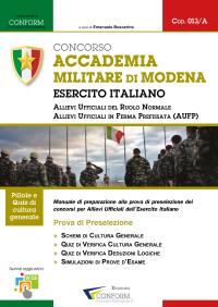 013A | Concorso Accademia Militare di Modena Esercito Italiano (Prova di Preselezione)