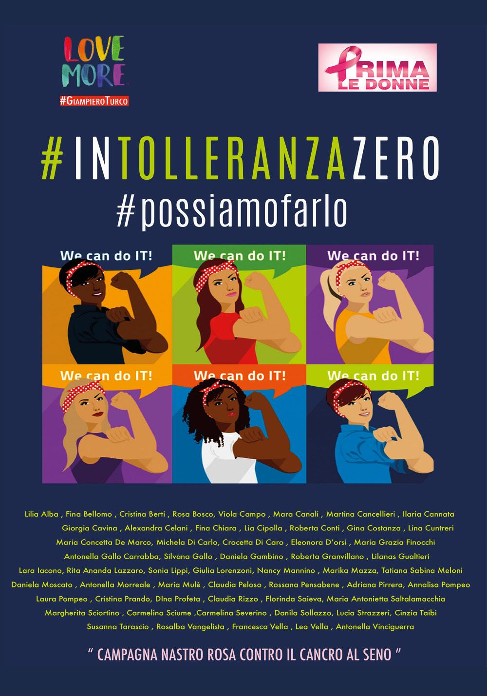 #IntolleranzaZero
