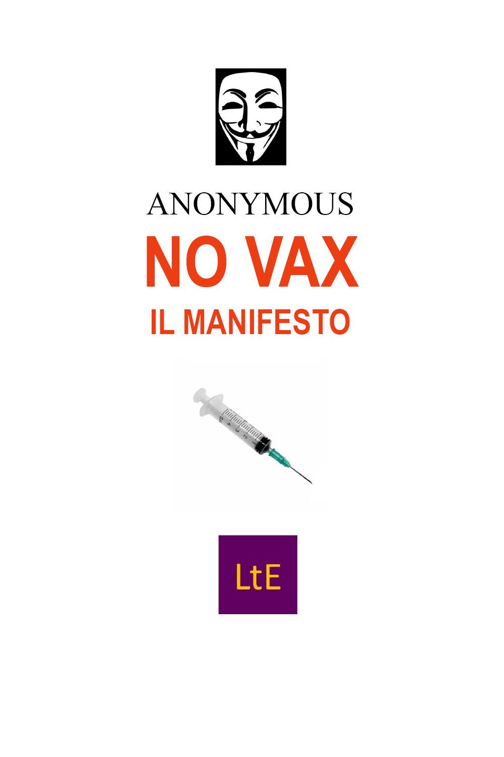 NO VAX Il manifesto