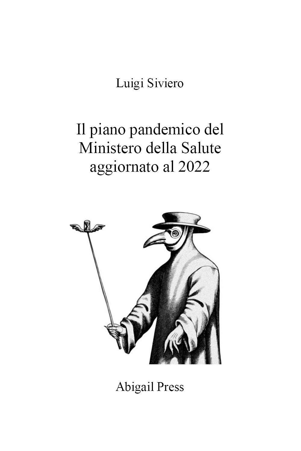 Il piano pandemico del Ministero della Salute aggiornato al 2022