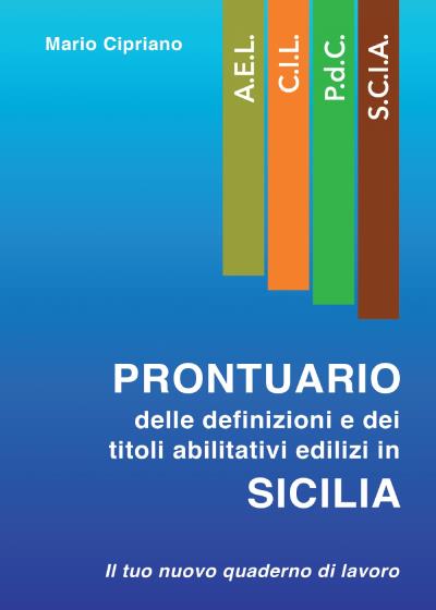 Prontuario delle definizioni e dei titoli abilitativi edilizi in Sicilia