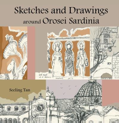 Sketches and drawings around Orosei, Sardinia