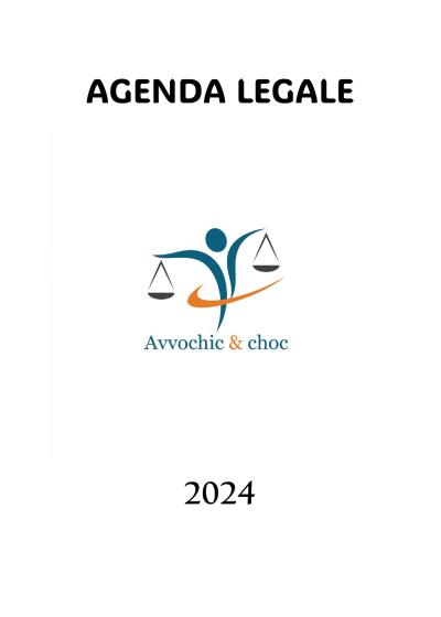 Agenda legale 2024 di Agostino La Rana