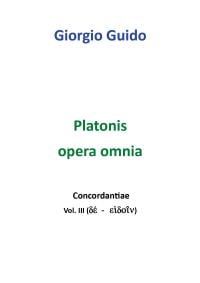 Platonis Opera omnia - Vol. III
