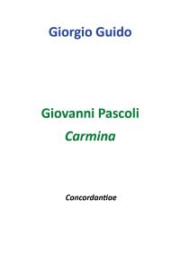 Giovanni Pascoli - Carmina