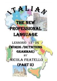 Italian - The New Professional Language - Parte II