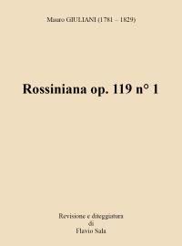 Mauro Giuliani: Rossiniana op. 119 n° 1 (Revisione e diteggiatura di Flavio Sala)