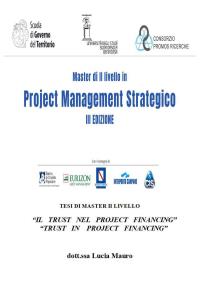 Il trust nel project financing